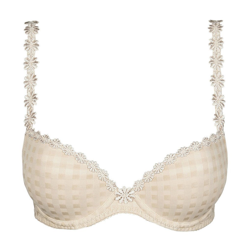 MarieJo 010-0417 Avero Padded Push Up Bra in Cafe Latte nude beige