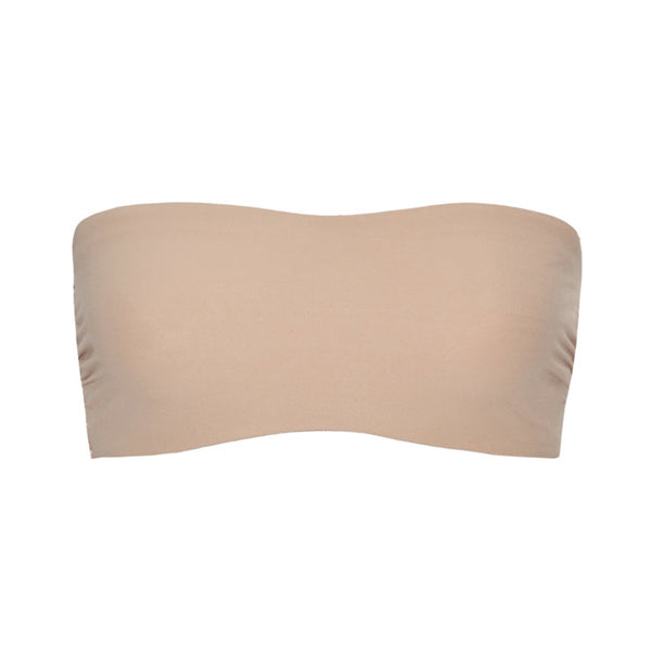 Commando BRA303 Double-Take Bandeau in ivory nude beige