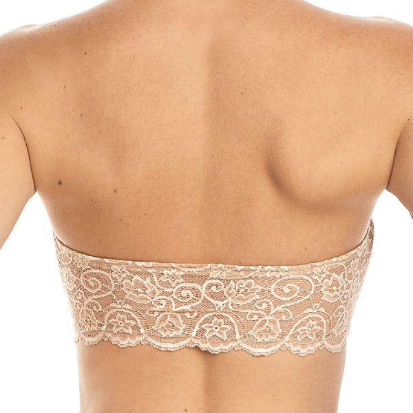 Commando BRA303 Double-Take Bandeau in ivory nude beige