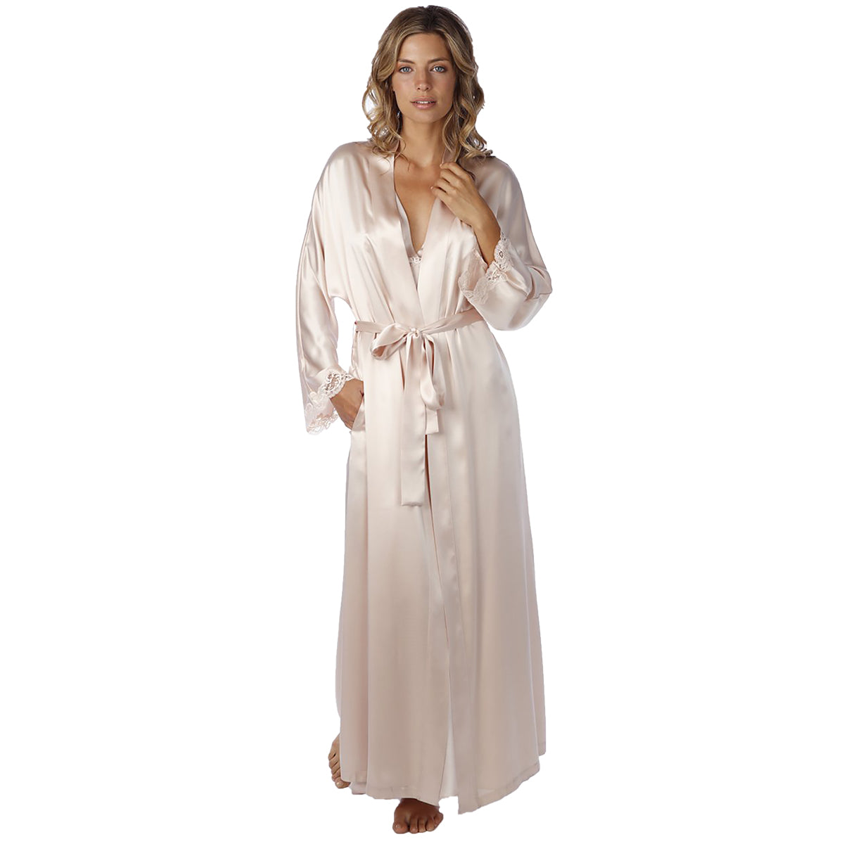 Christine Silk Bijoux Long Robe