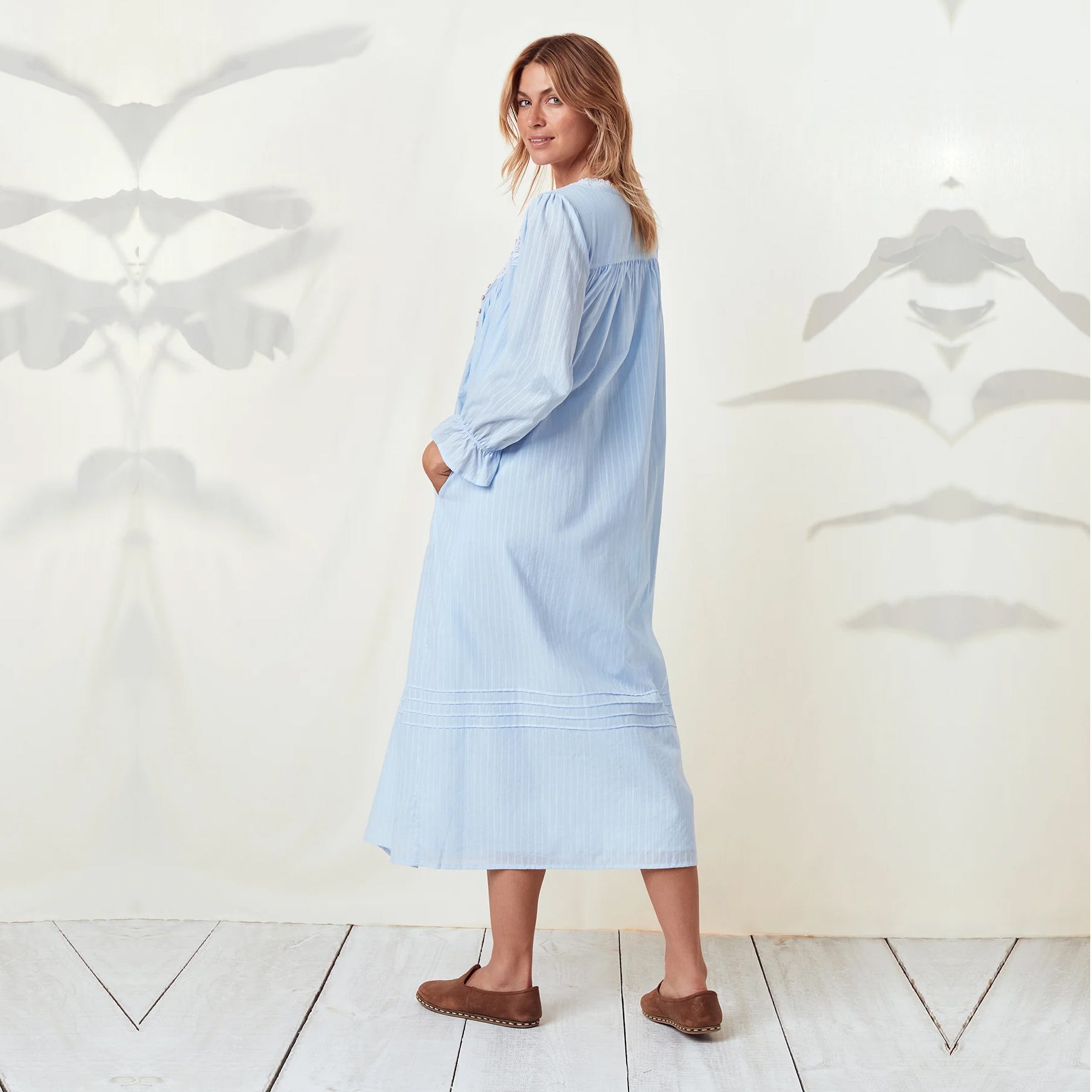 Eileen West Dobby Stripe Robe