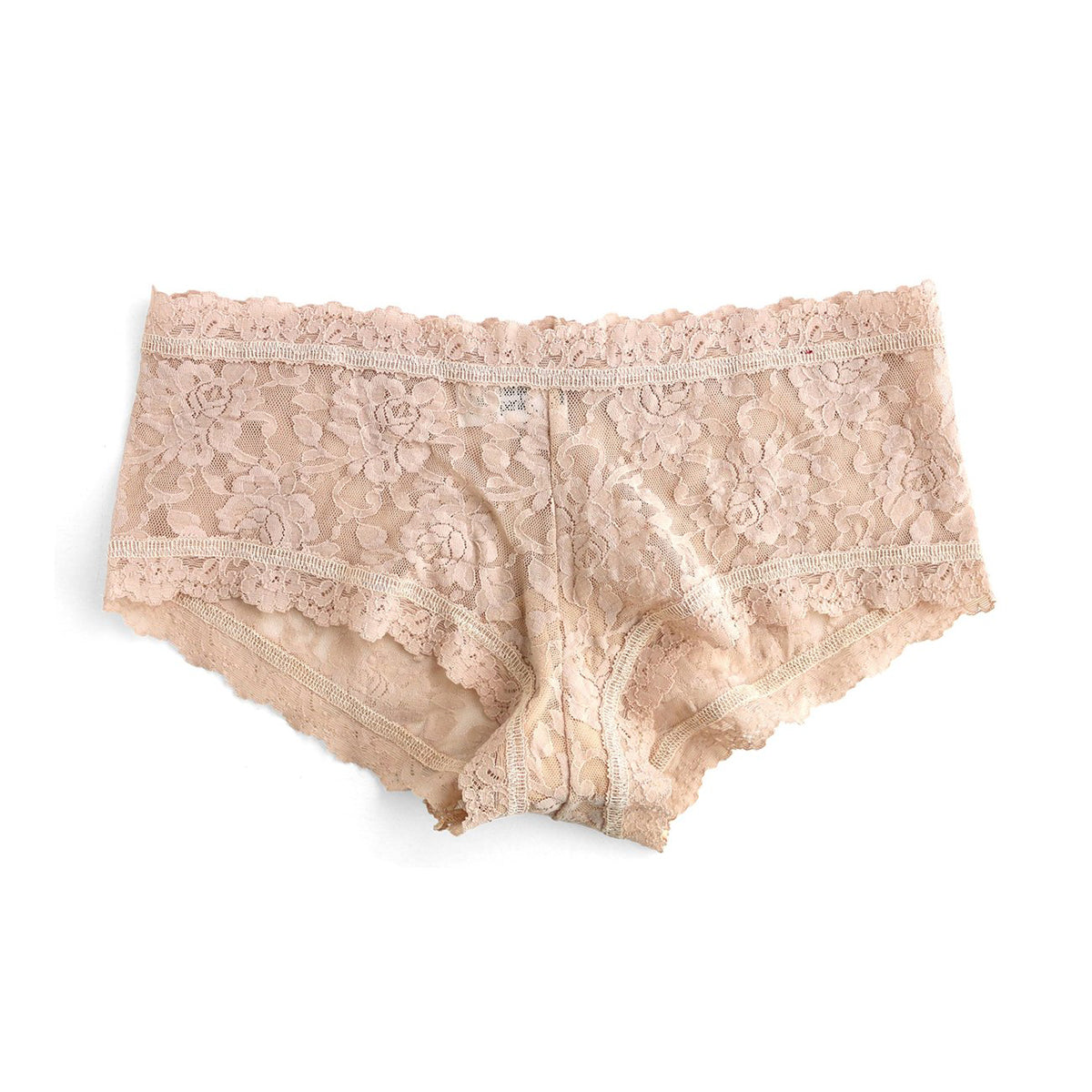 Hanky Panky lace boyshort panty hankypanky brief in chai nude lace lingerie canada linea intima toronto