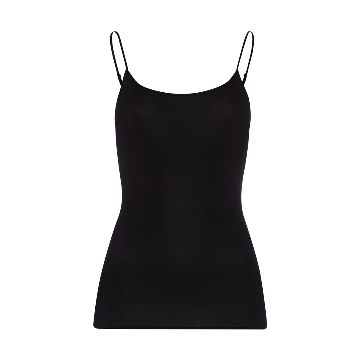 Hanro Cotton Seamless Round Neck Spaghetti Strap Camisole