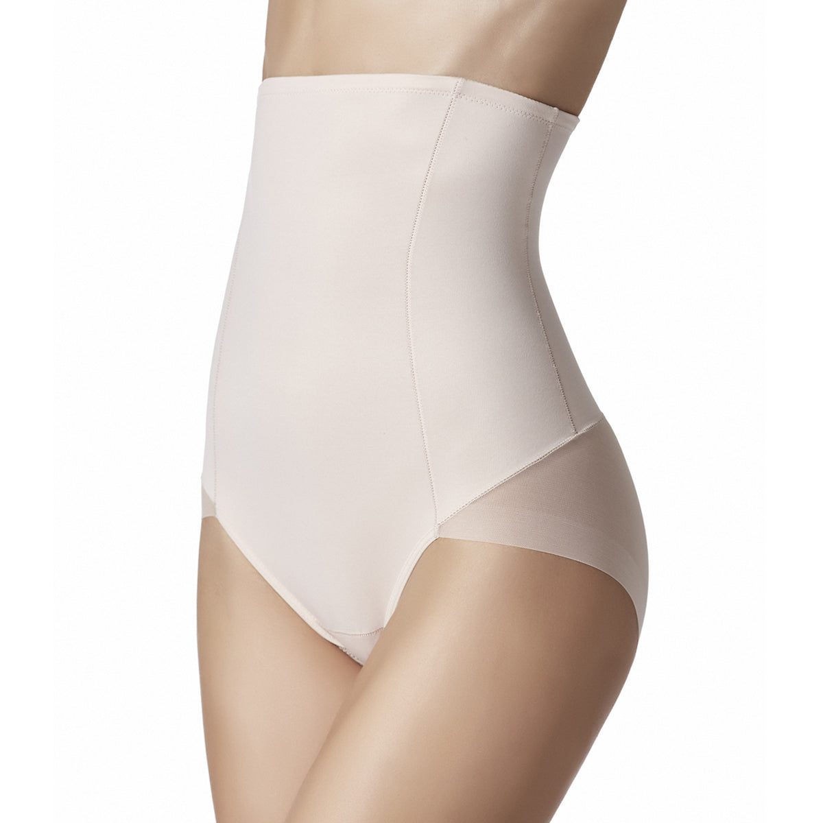 SHCKE Women's High Waist Thong Shapewear Seamless Underwear Tummy Control  Thong Body Shaper Slimmer Girdle White