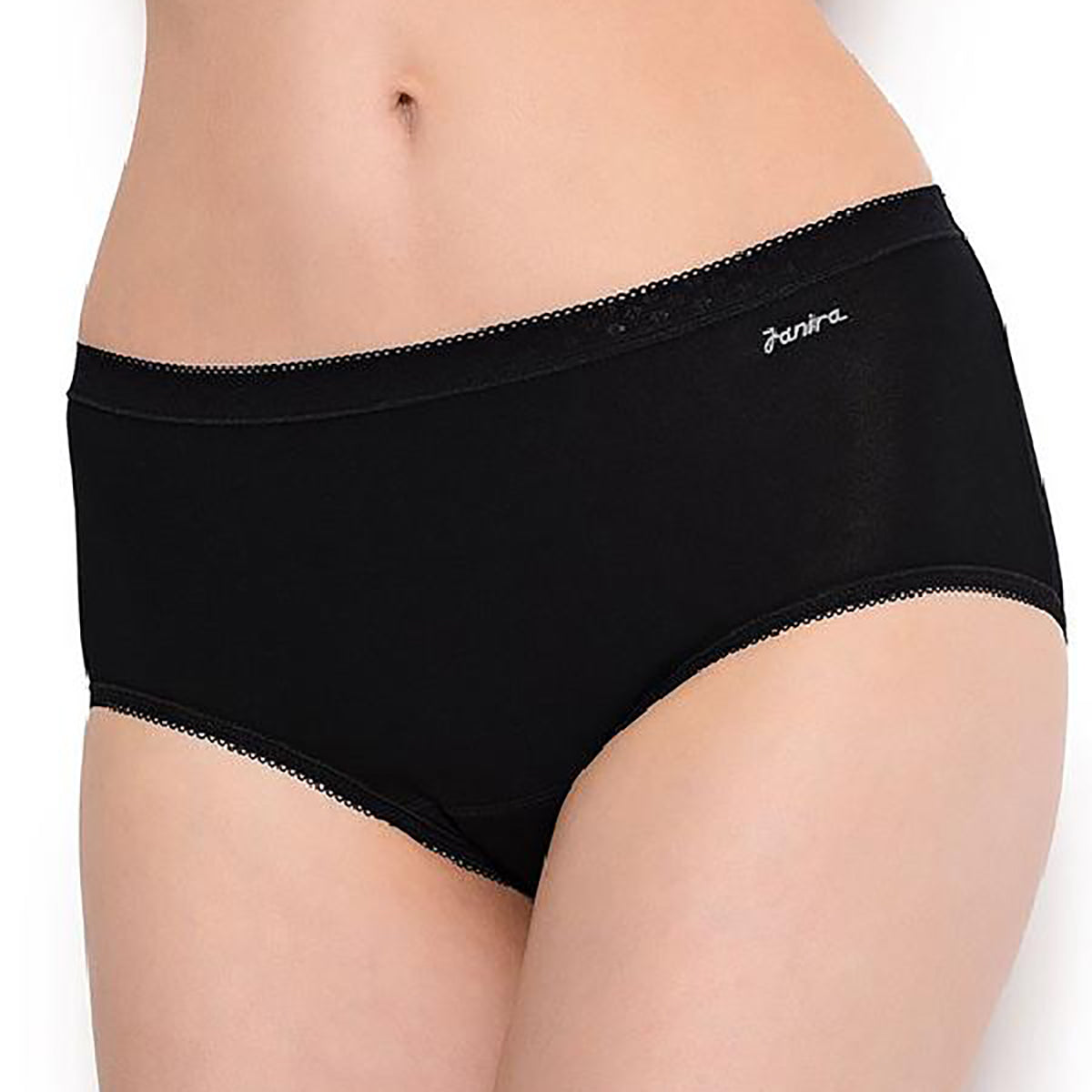 Janira essential cotton panty brief lingerie canada black underwear linea intima multi pack