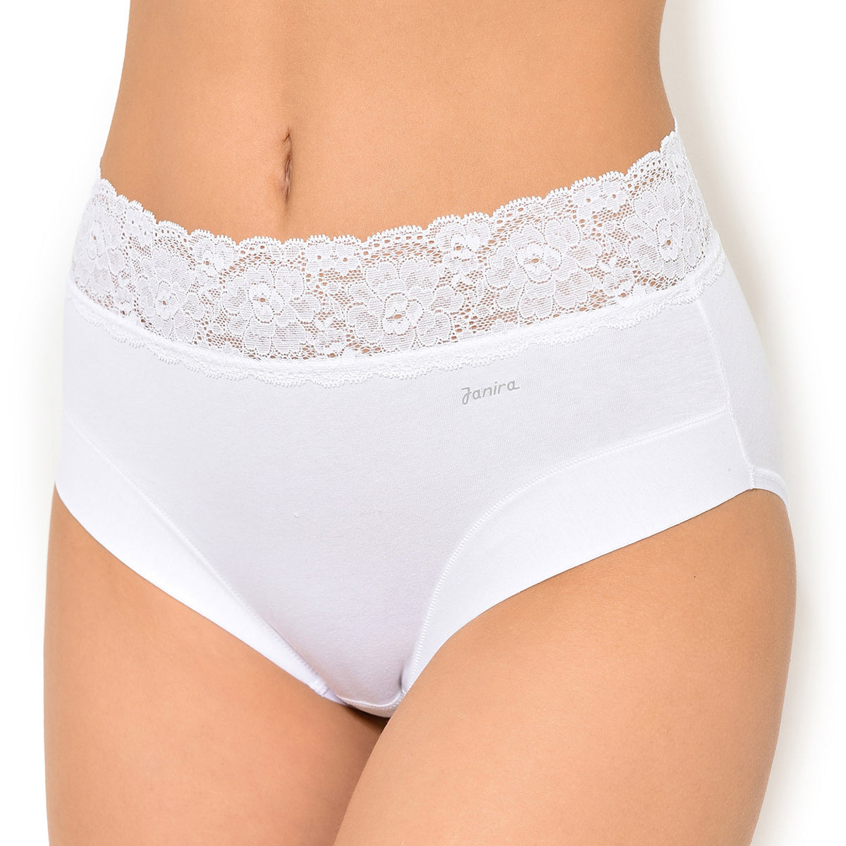 Janira dolce cinture brief in white bride bridal panty cotton underwear spain spanish lingerie canada linea intima