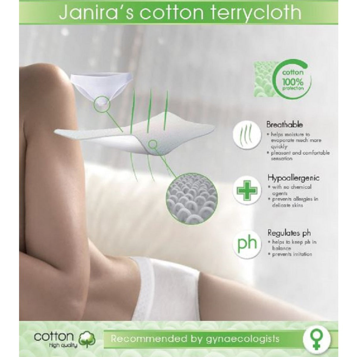 Janira essential cotton panty brief lingerie canada in nude dune beige underwear linea intima multi pack