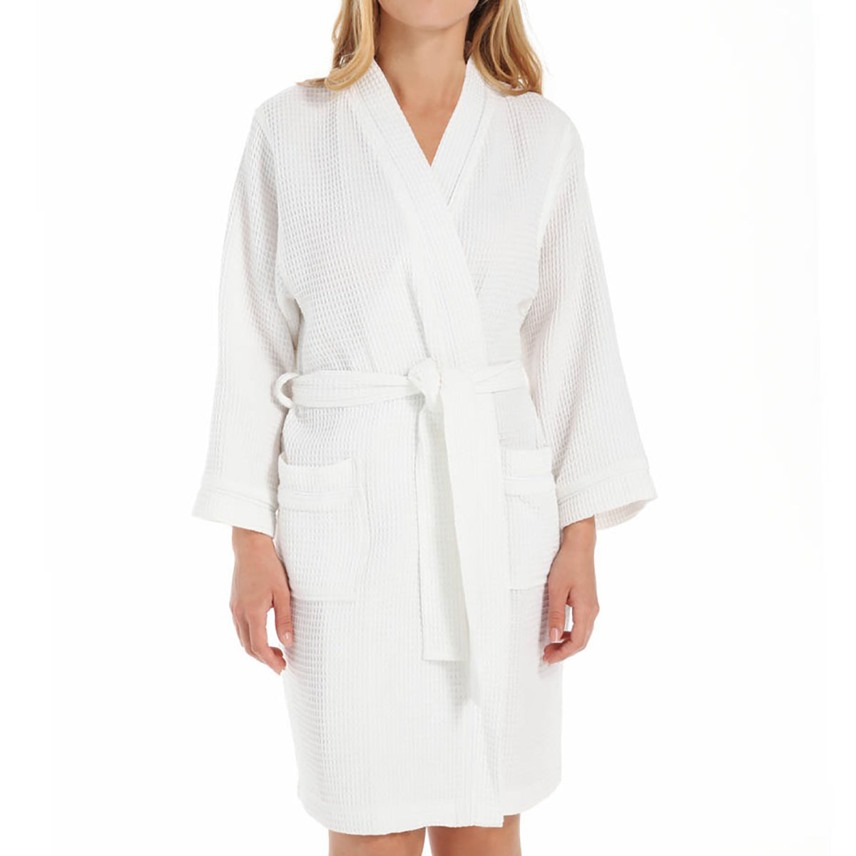 Kayanna Waffle Kimono Spa Robe