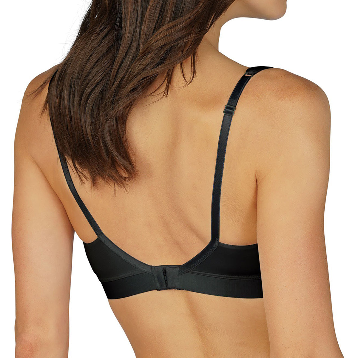 bralette wireless bra soft Mey Mood 44865 Triangle Soft Bra in Black