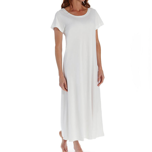 P-Jamas Butterknits Long Nightgown in white bride bridal lingerie p.jamas cotton nightie 375660 lingerie canada linea intima toronto