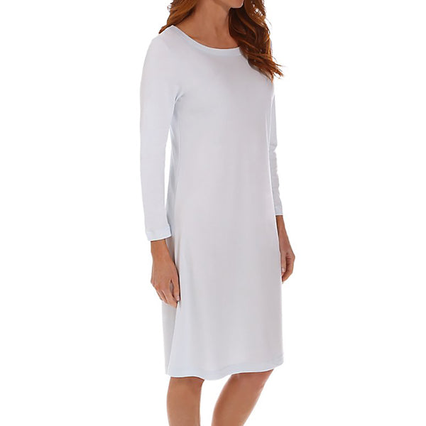 P-Jamas Butterknits chemise in blue p.jamas 376660 cotton nightie lingerie canada linea intima toronto