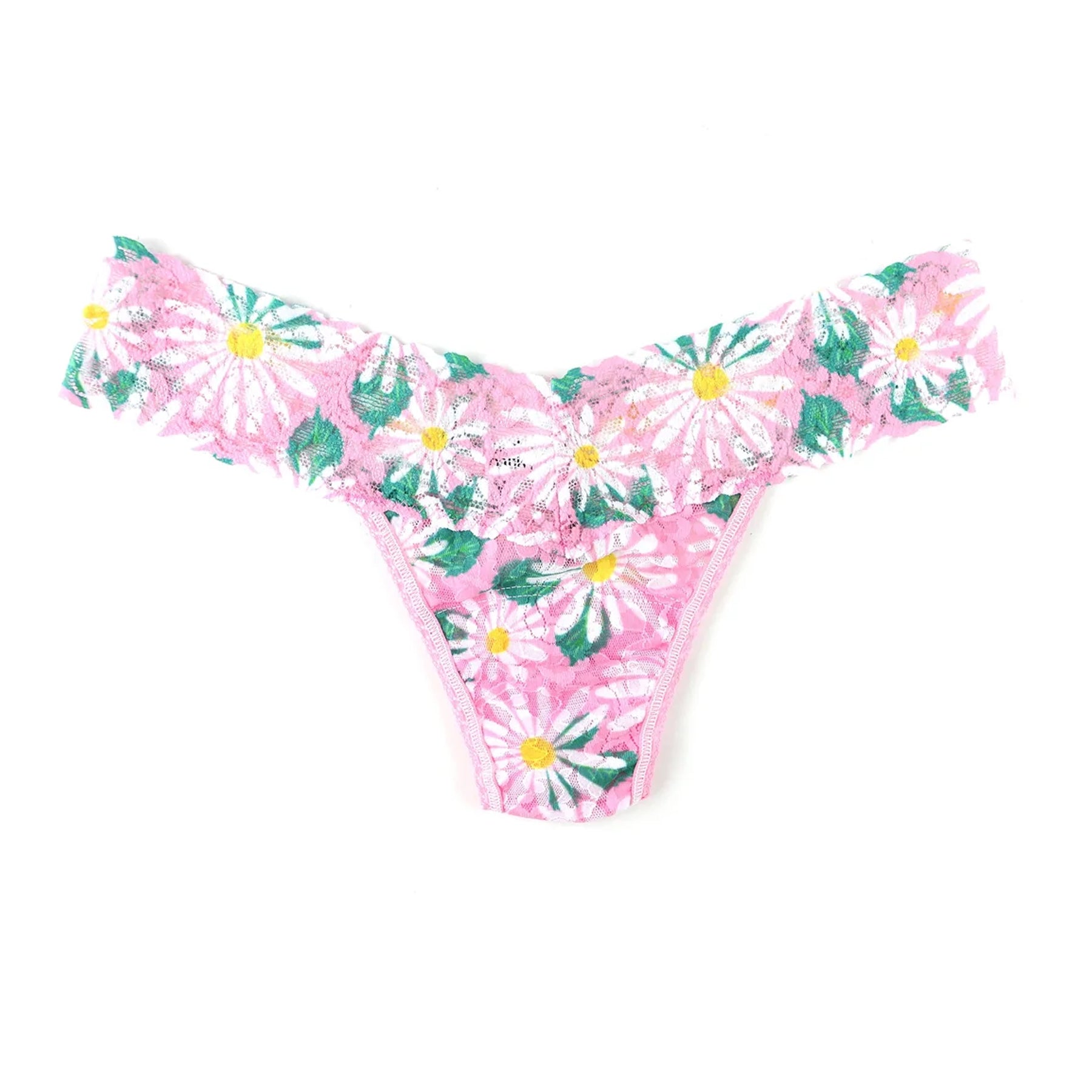 Hanky Panky Printed Lace Low Rise Thong