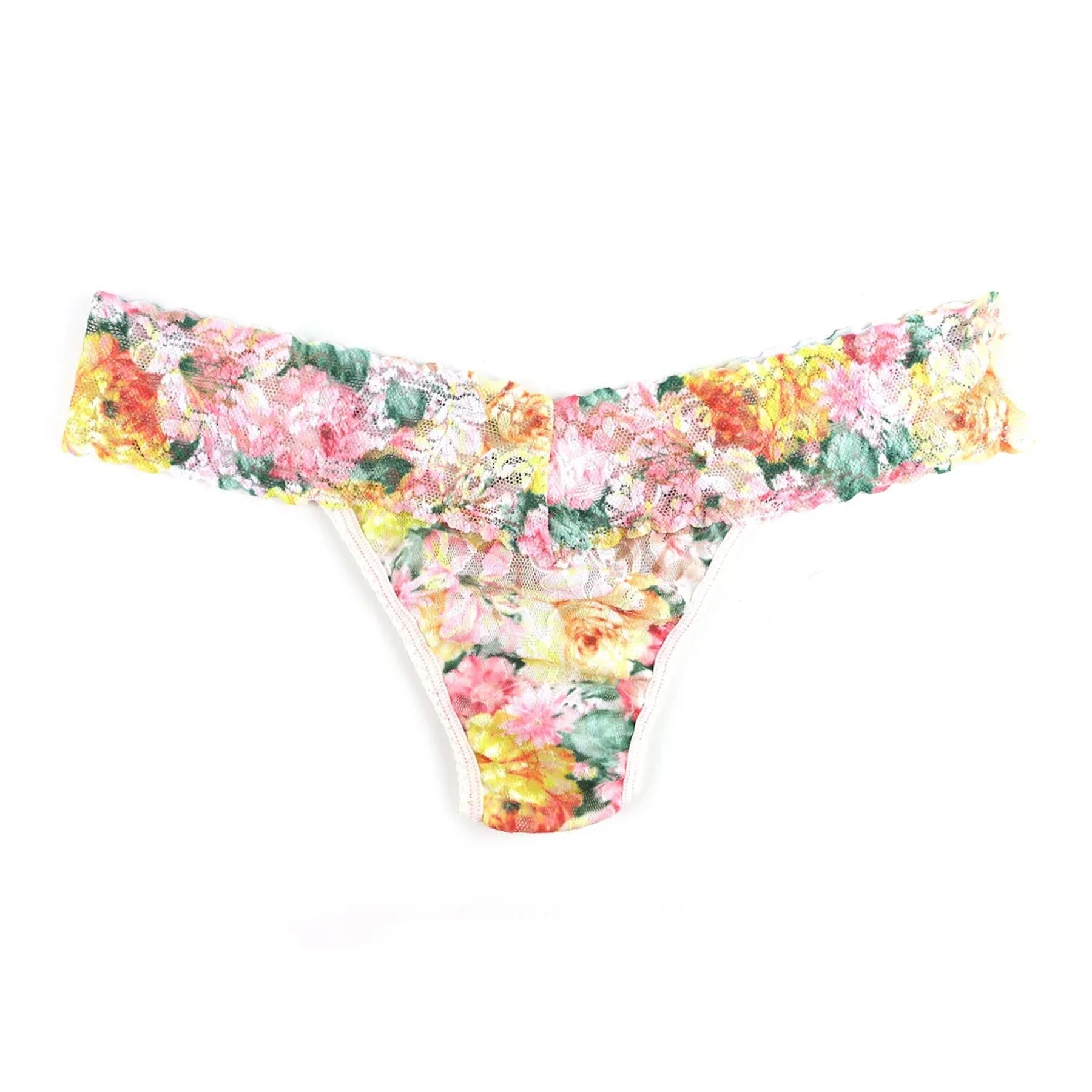 Hanky Panky Printed Lace Low Rise Thong