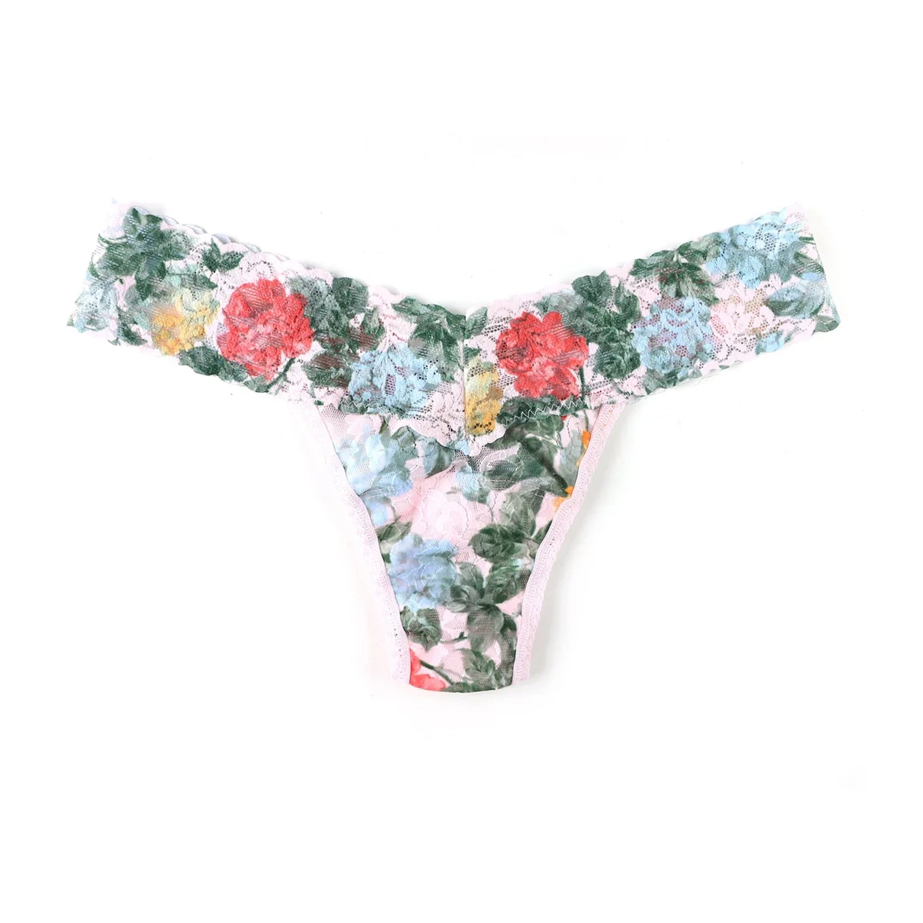 Hanky Panky Printed Lace Low Rise Thong