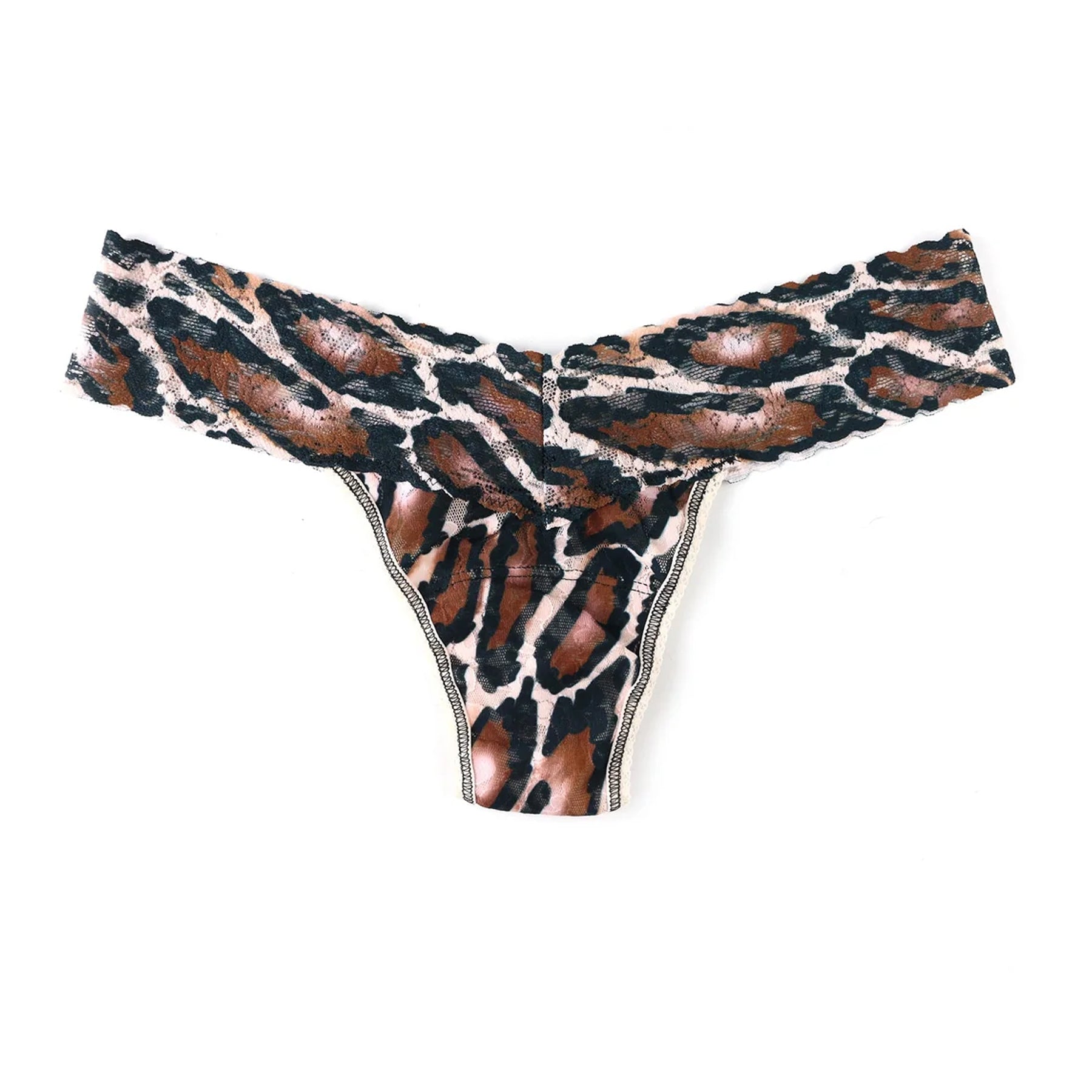 Hanky Panky Printed Lace Low Rise Thong