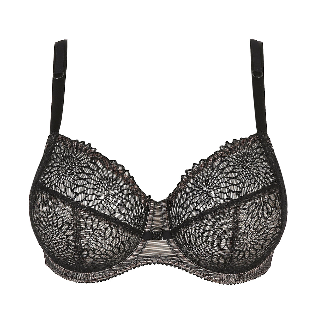 PrimaDonna Sophora Full Cup Bra in Black 016-3181 how should a bra fit lingerie canada prima donna underwire bras linea intima