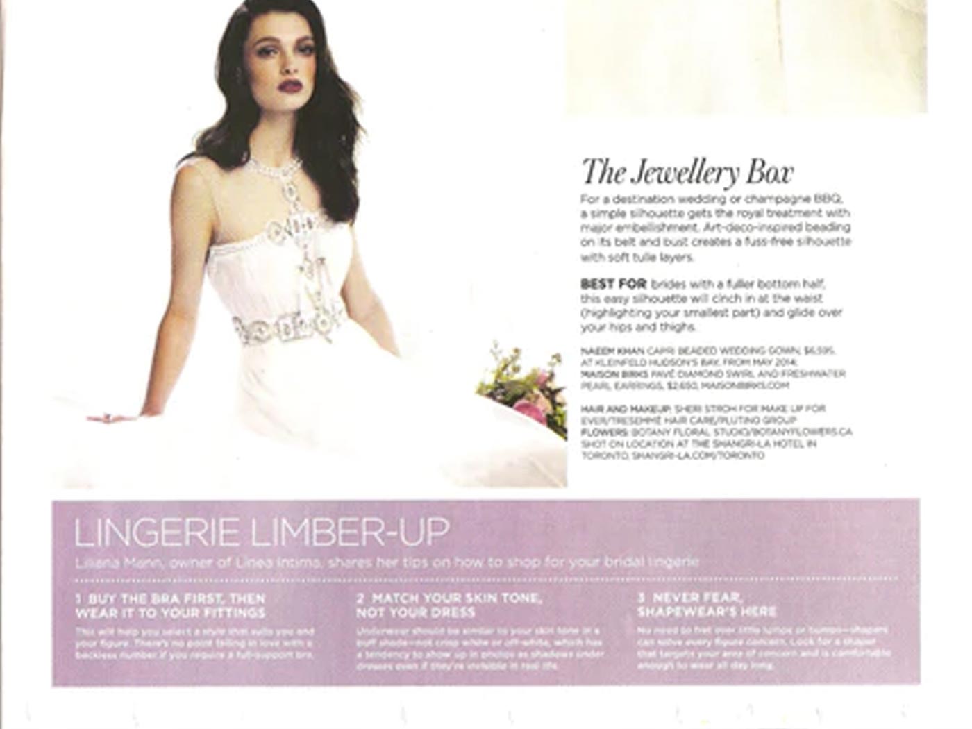 The Kit “Bridal Issue” Media Coverage