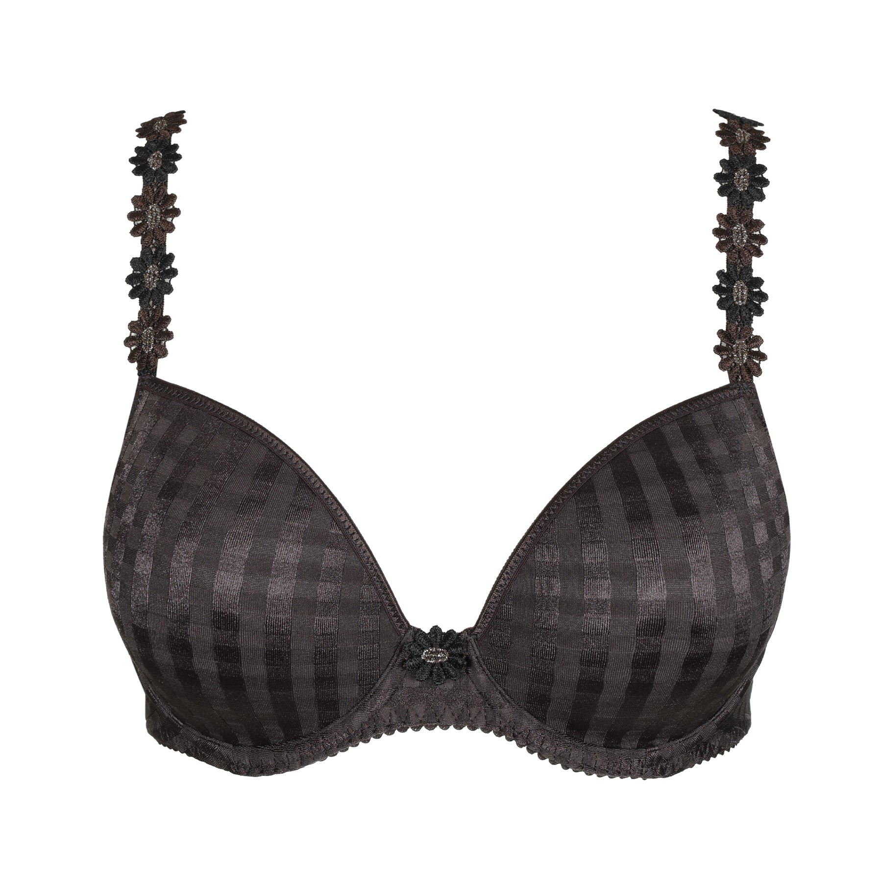 Padded bra, product front view on white background.