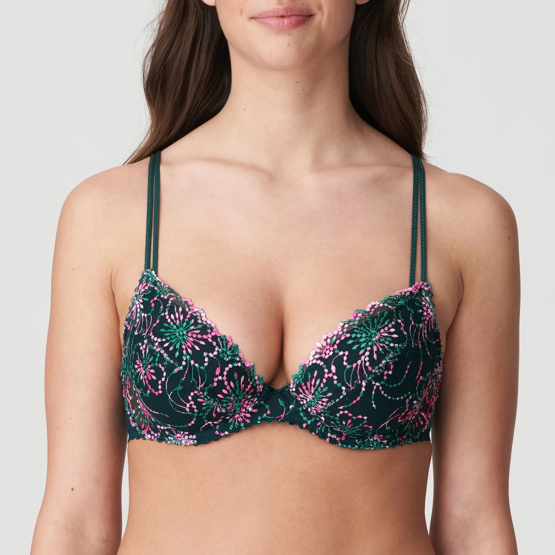 Buy Kiss & Tell Premium Olivia Seamless Wireless Paded Push Up Bra in Blue  in Blue 2024 Online