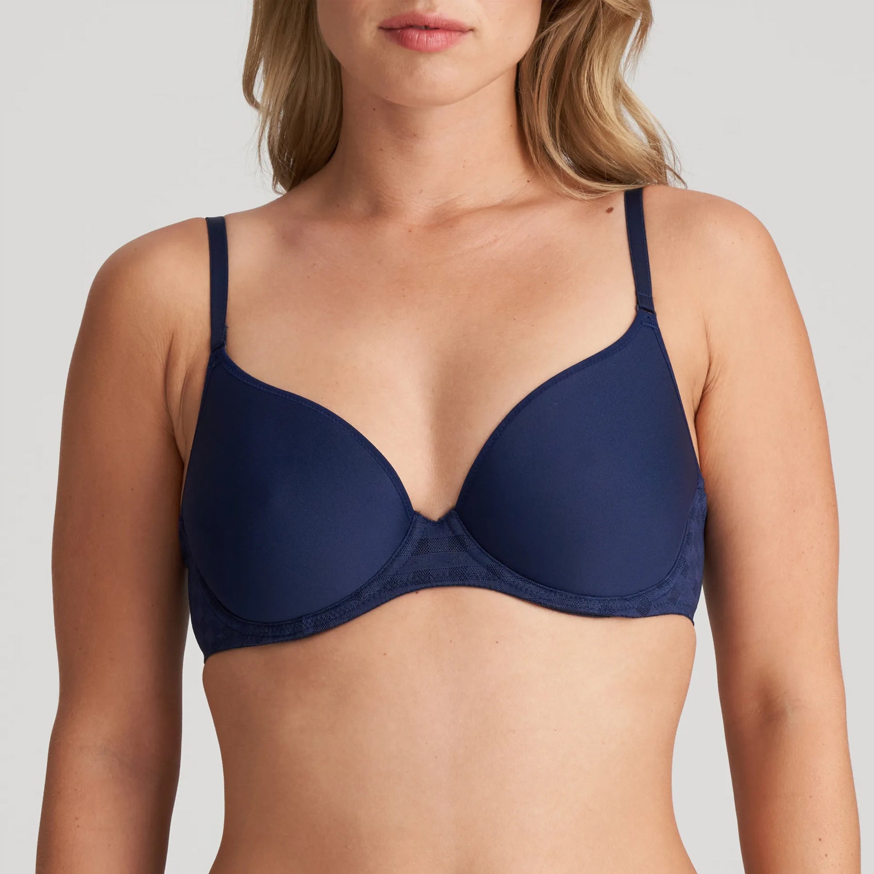 Cotton Lace-T-Shirt Bra by HANRO Online, THE ICONIC