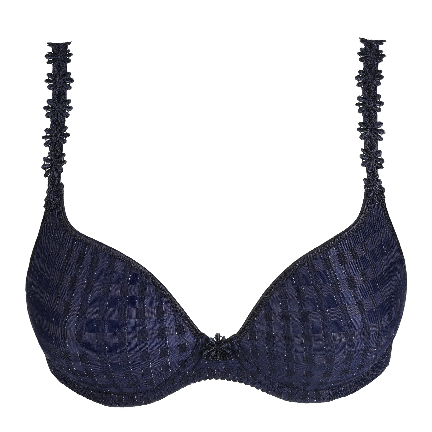 Marie Jo Avero Padded Heart Shape Bra in Velvet Blue front product image
