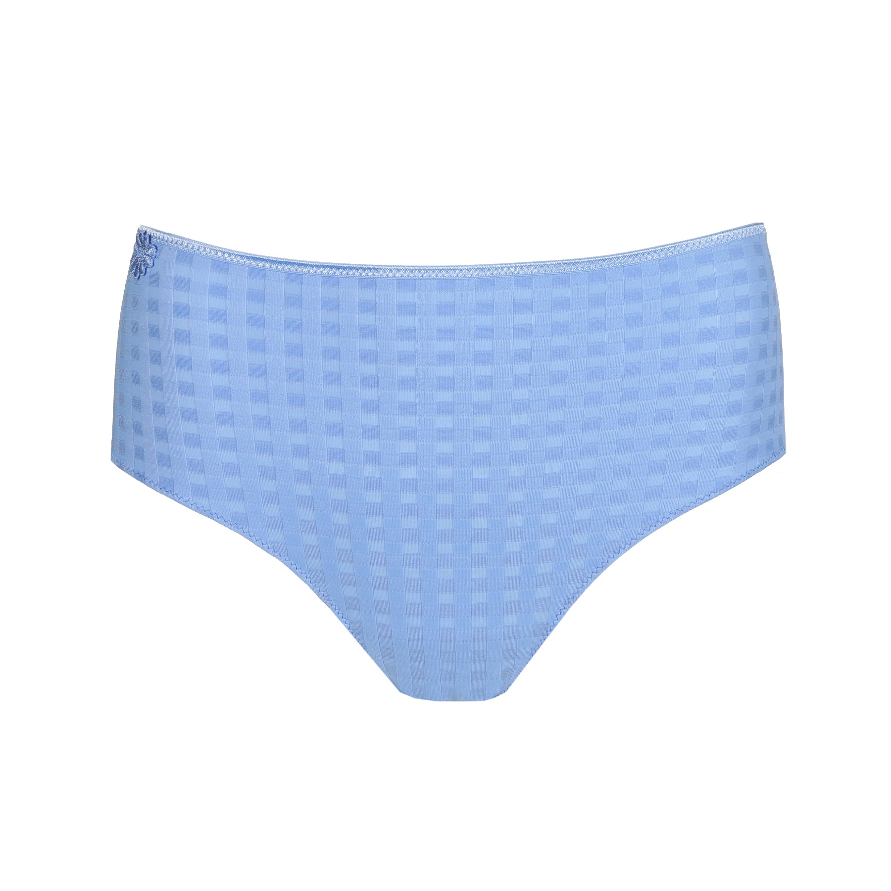 A flat-layout of a checked underwear.