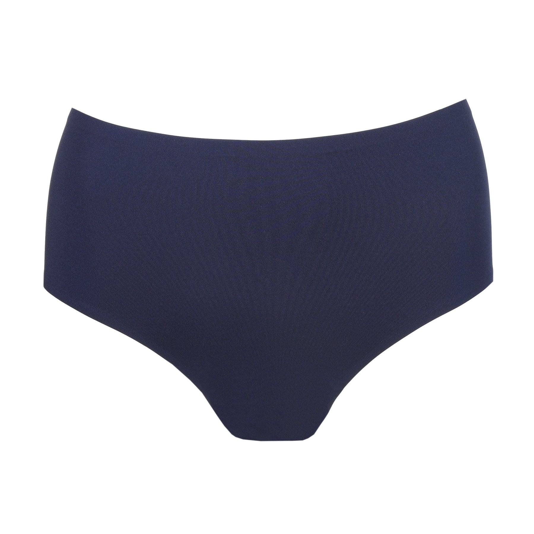 Marie Jo Full Brief in Velvet Blue with a sleek, minimalist design, high-rise comfort, and invisible edges for a smooth silhouette.