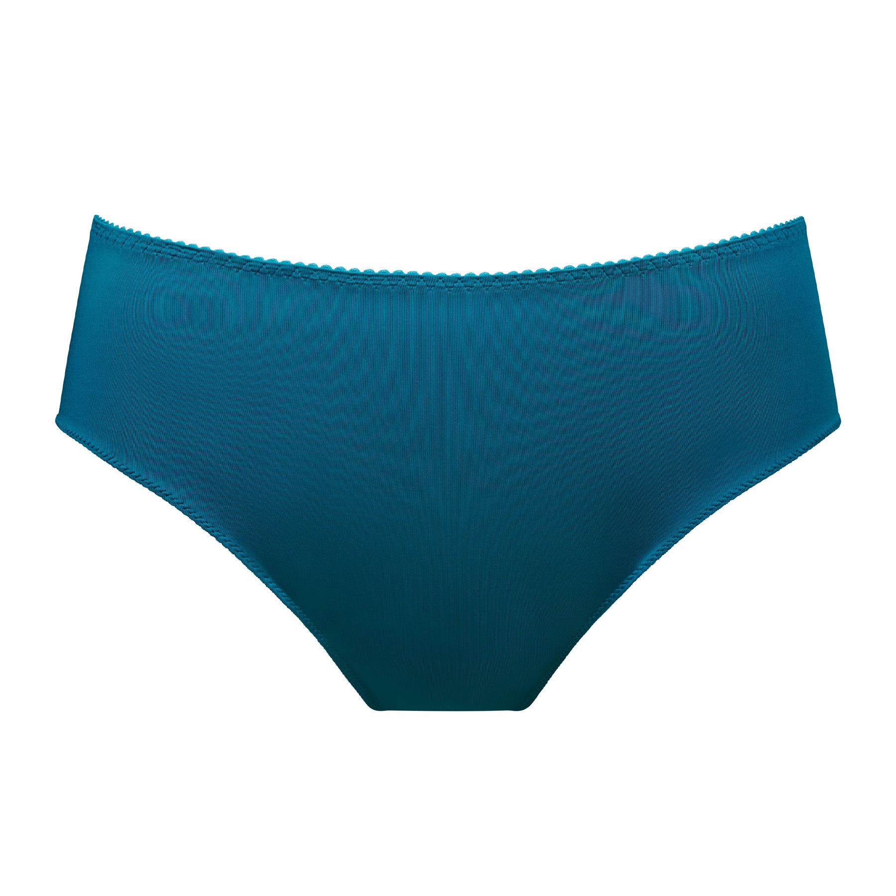 PrimaDonna Deauville full brief in Peacock blue, back product image with seamless microfiber finish