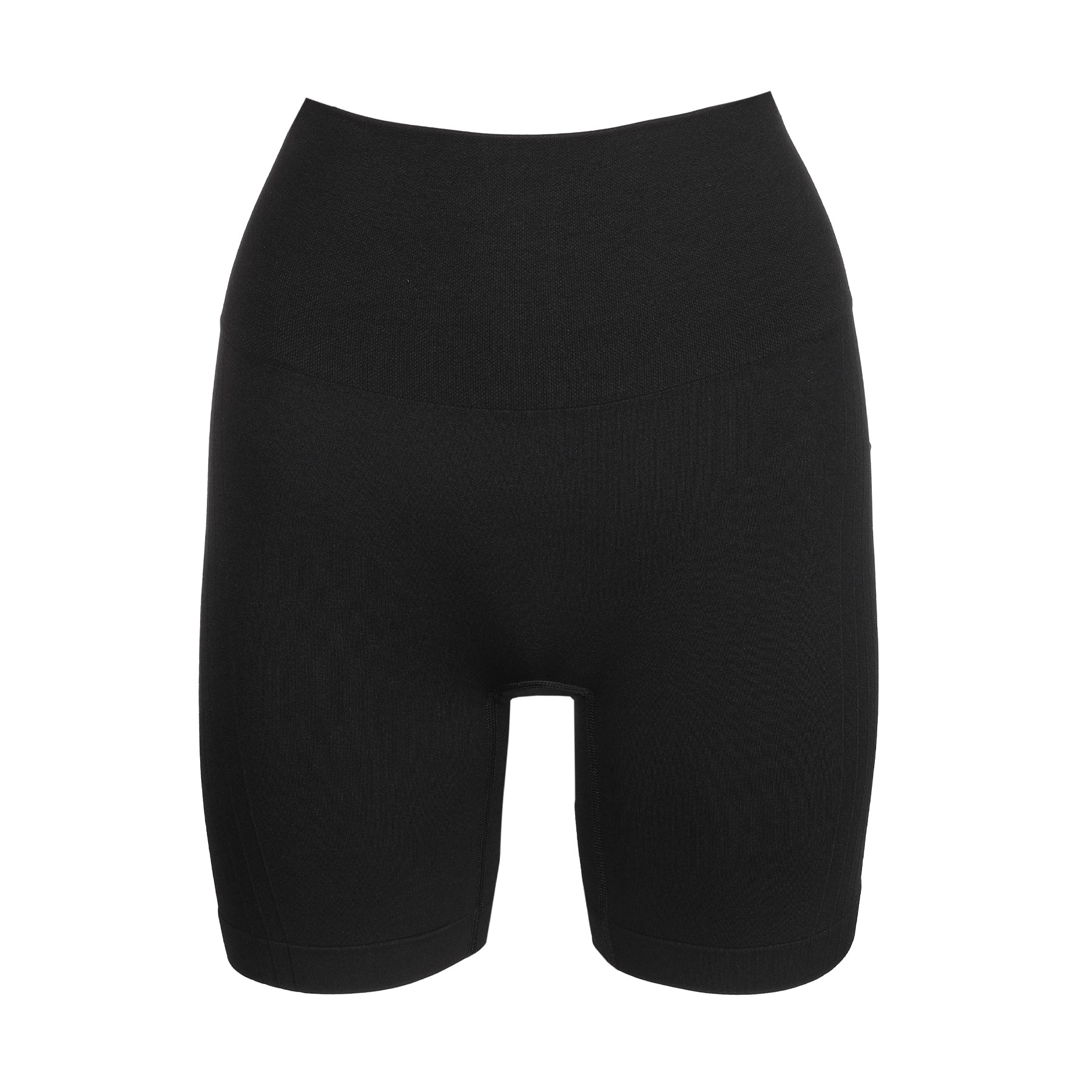 Black shorts on a white background