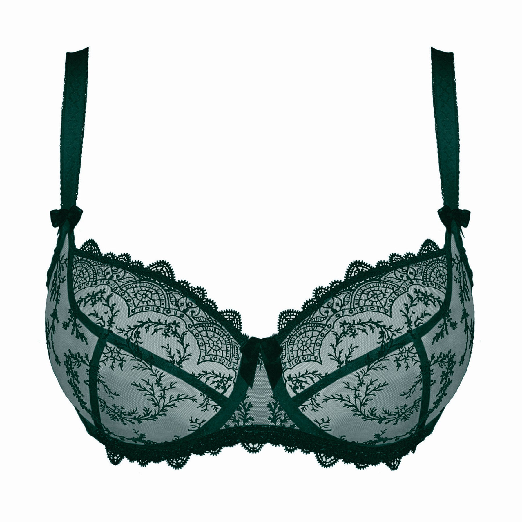 Oplxuo Balconette Bra for Women Seamless Ultra Smooth Push Up
