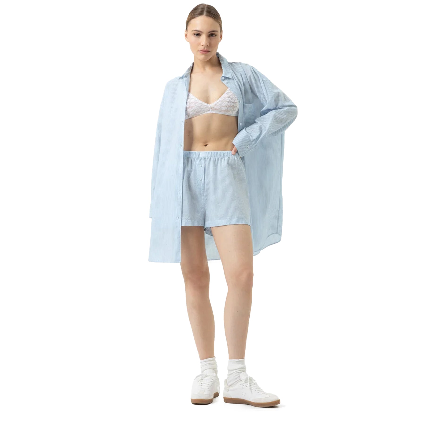 Mey Cotton Stripes Sleepshirt