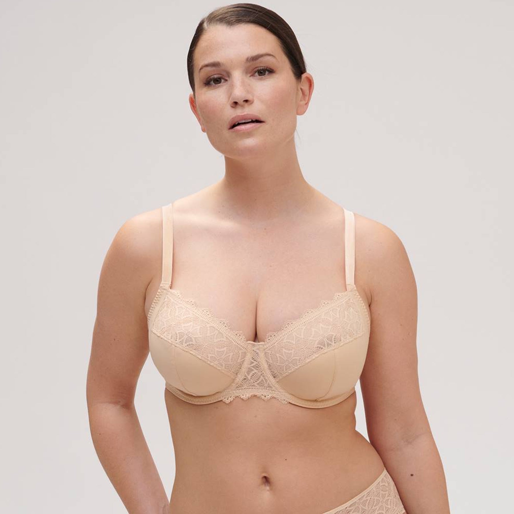 Simone Perele 15C Saga Half Cup Bra TOPAZ BEIGE buy for the best