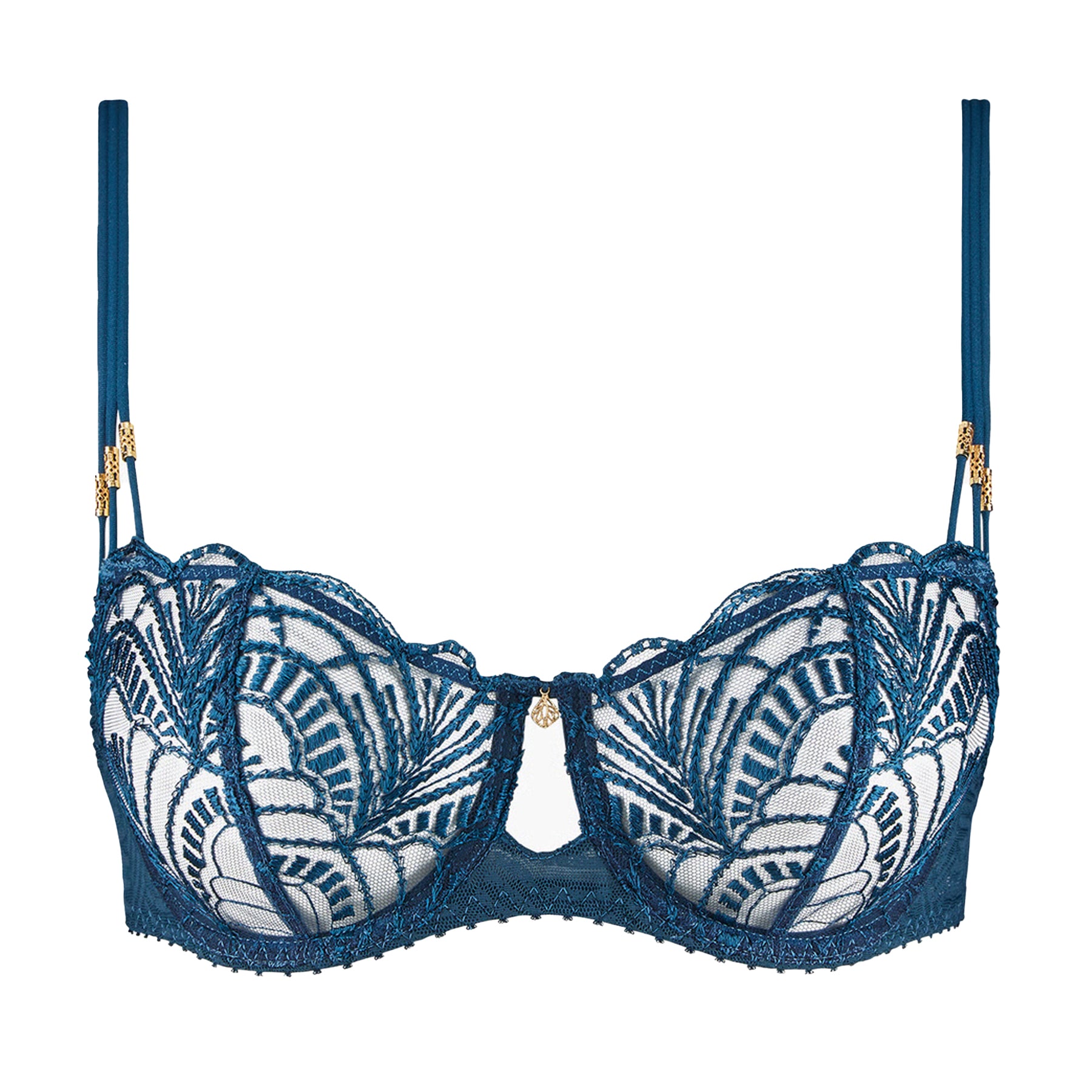 Aubade Women's Parenthese Triangle Bra, Blue (Electric Blue), Small :  : Clothing, Shoes & Accessories