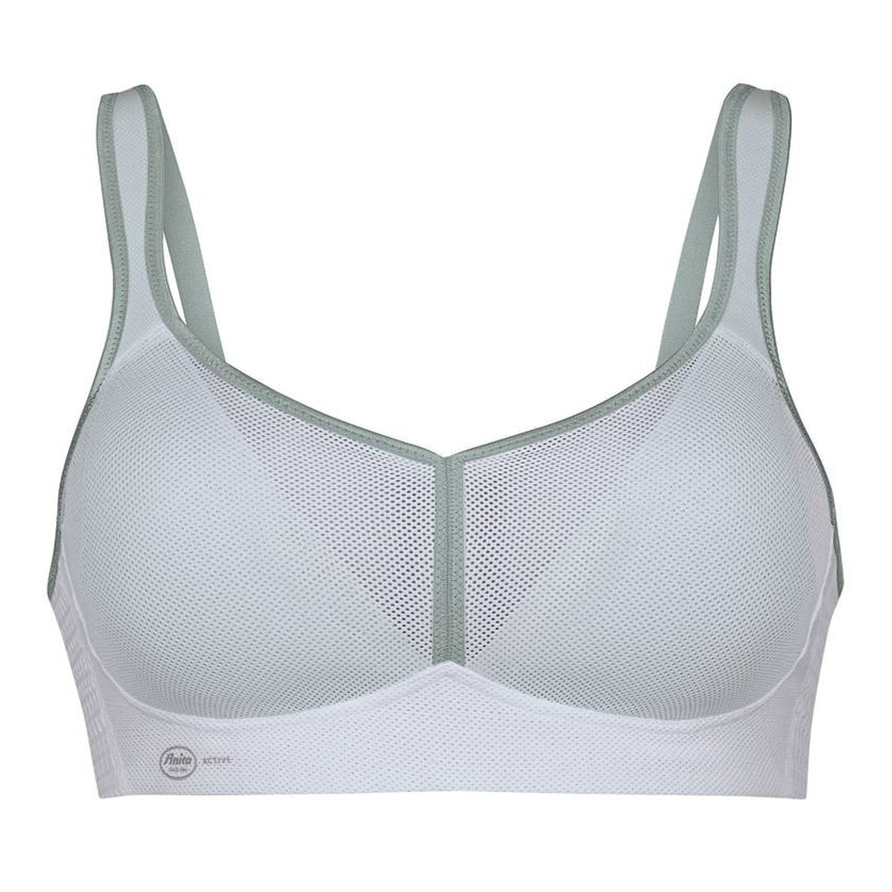 SOIE Grey Printed Non-Wired Lightly Padded Sports Bra - VibesGood