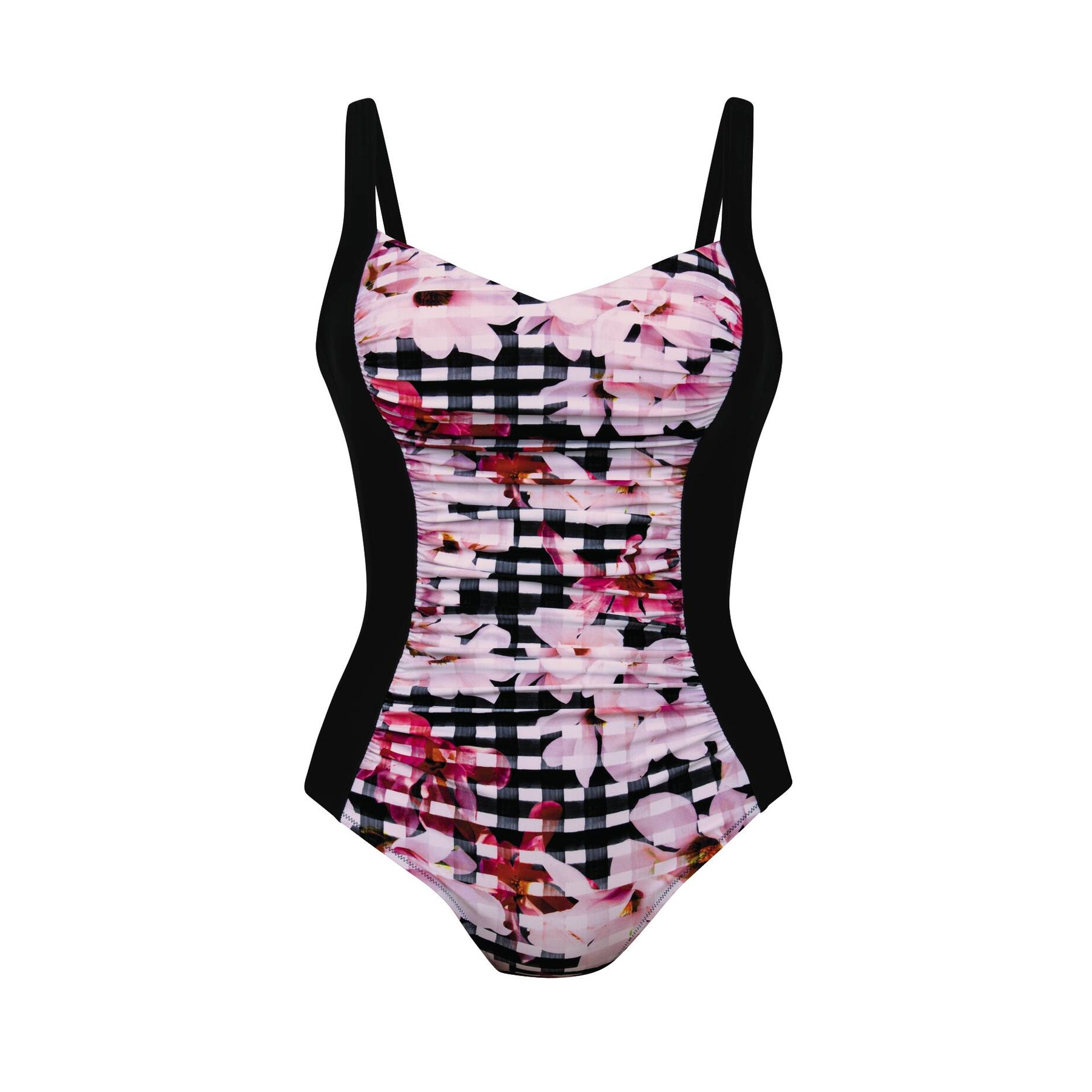 Buy White Floral Tummy Control Swimsuit from Next Croatia