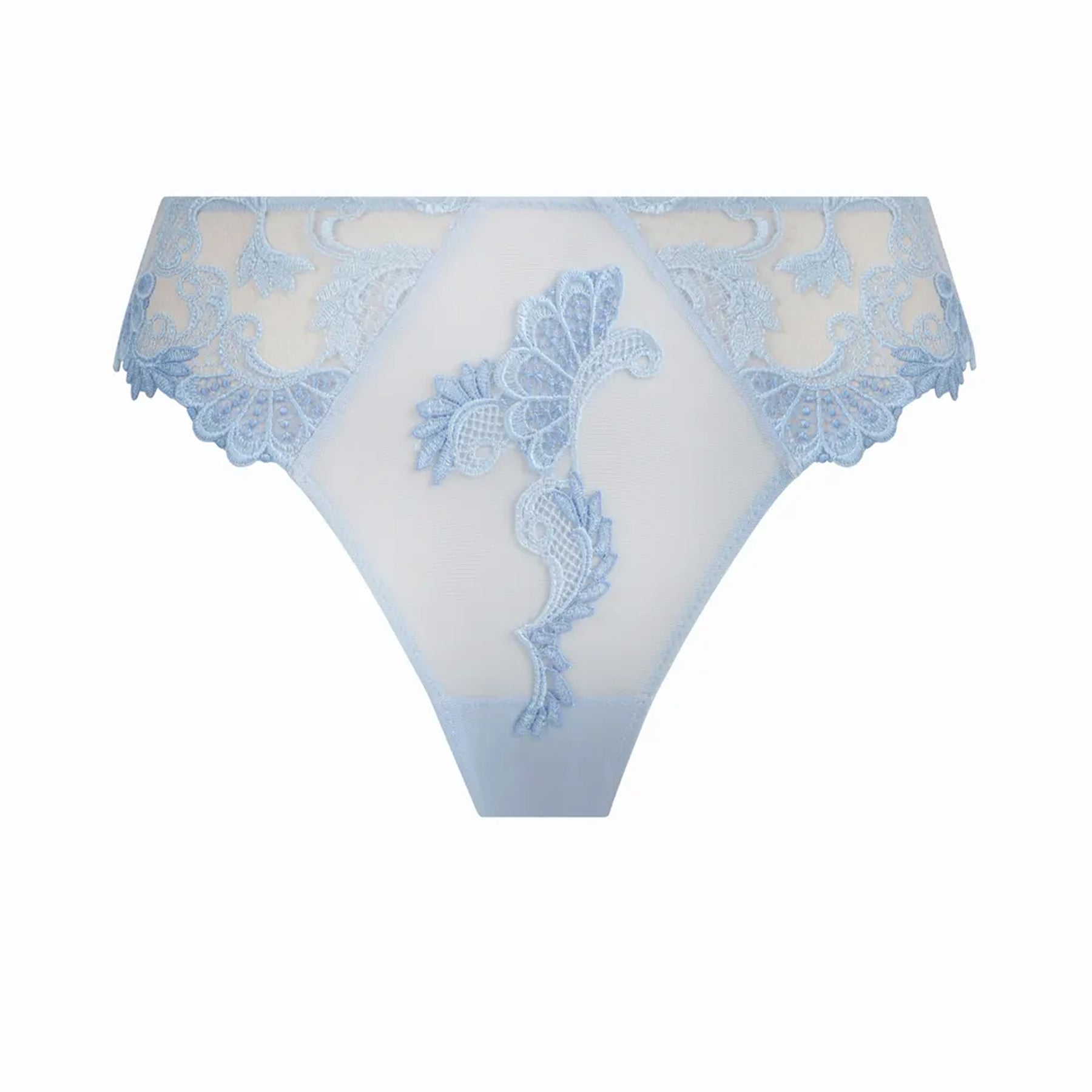 Lise Charmel Dressing Floral Thong in Ambre Nacre - Busted Bra Shop