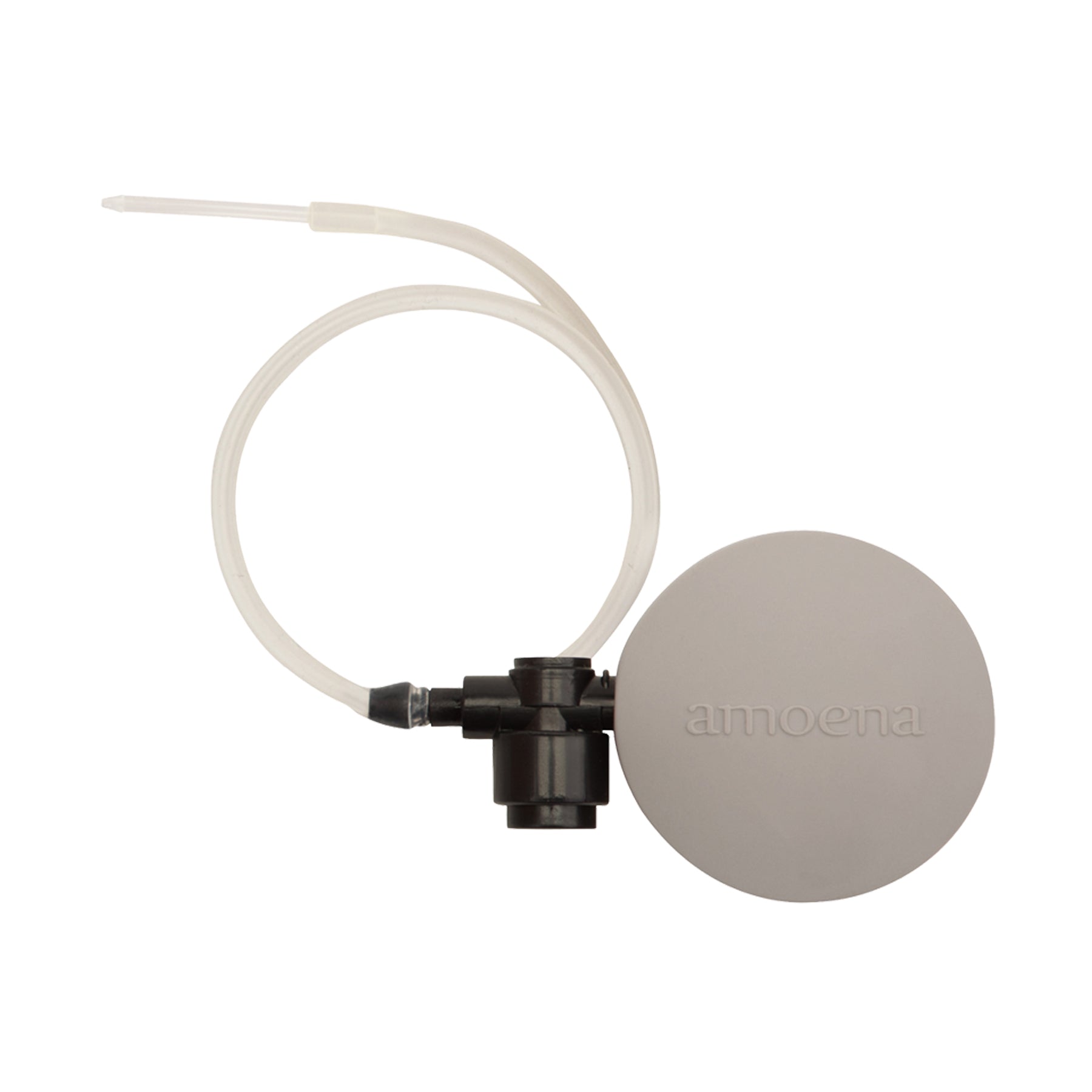 amoena air pump accessory with tubing for adapt air breast prosthesis adjustment.