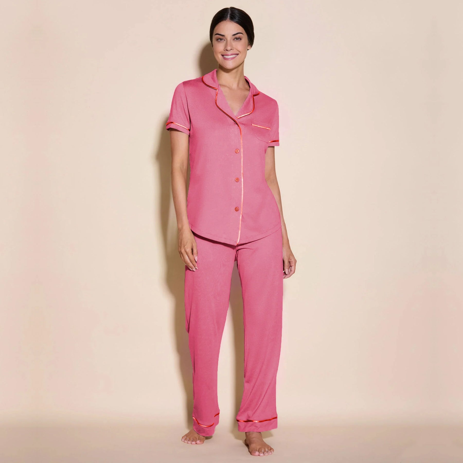 Satin Top & Capri Sleepwear Set for Girls, Lingerie, Pajama Sleepwear Free  Delivery India.