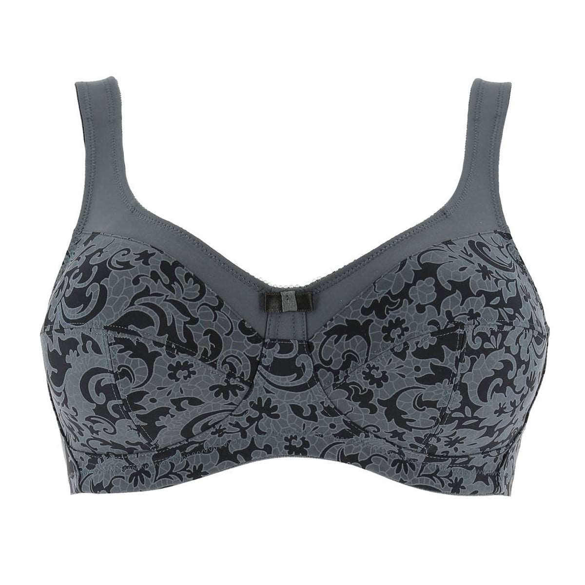 Black Skin Pocket Lace Push Up Bra For Women Ideal For Mastectomy