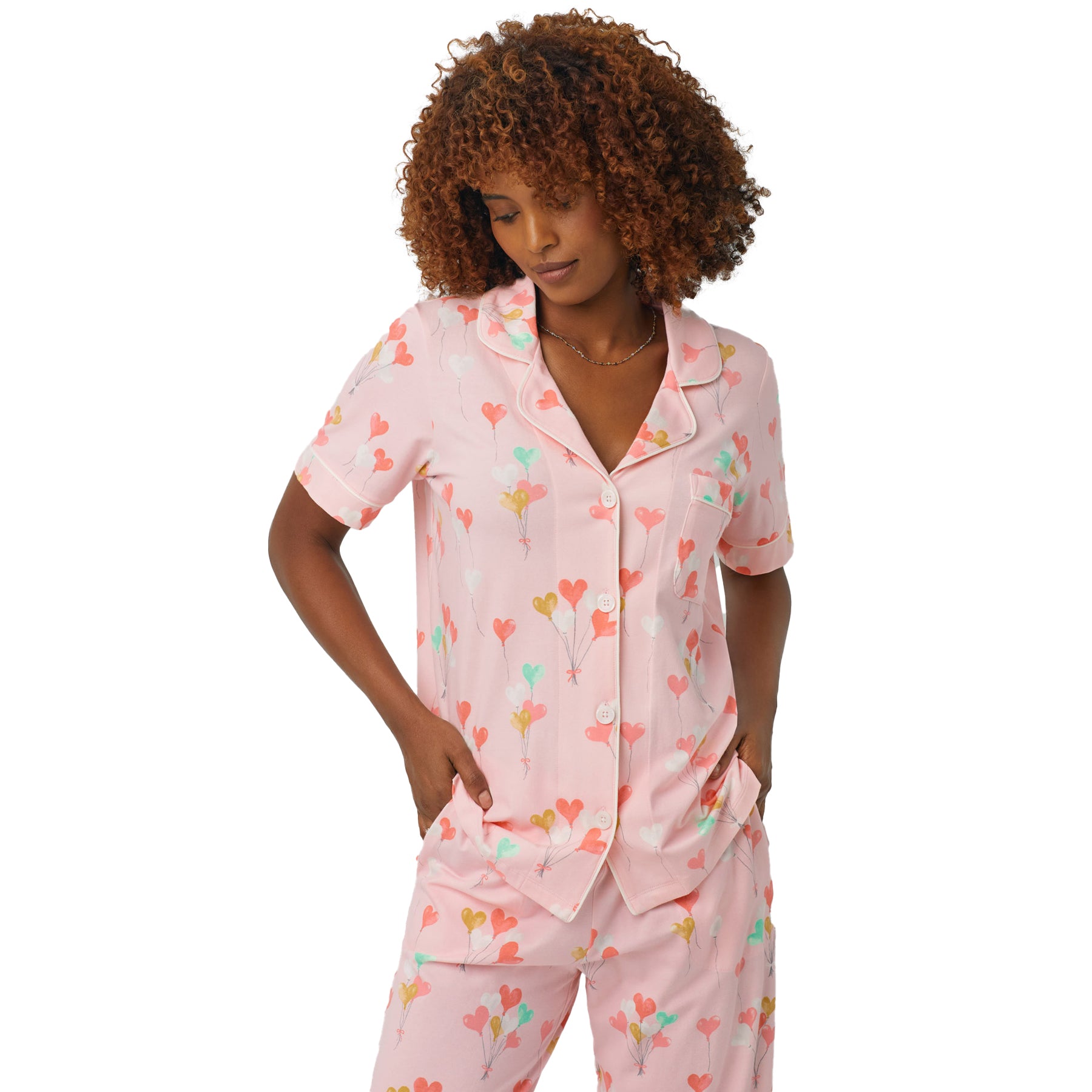 Bed Head Short Slv Cropped Pant PJ Set