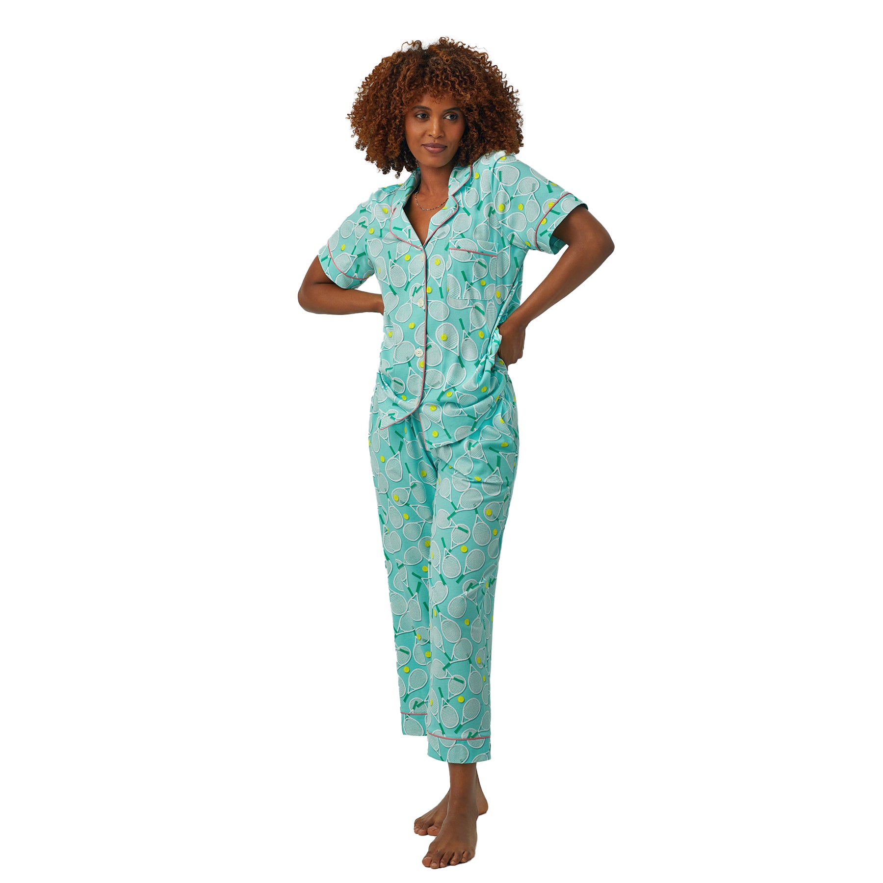 Bed Head Short Slv Cropped Pant PJ Set