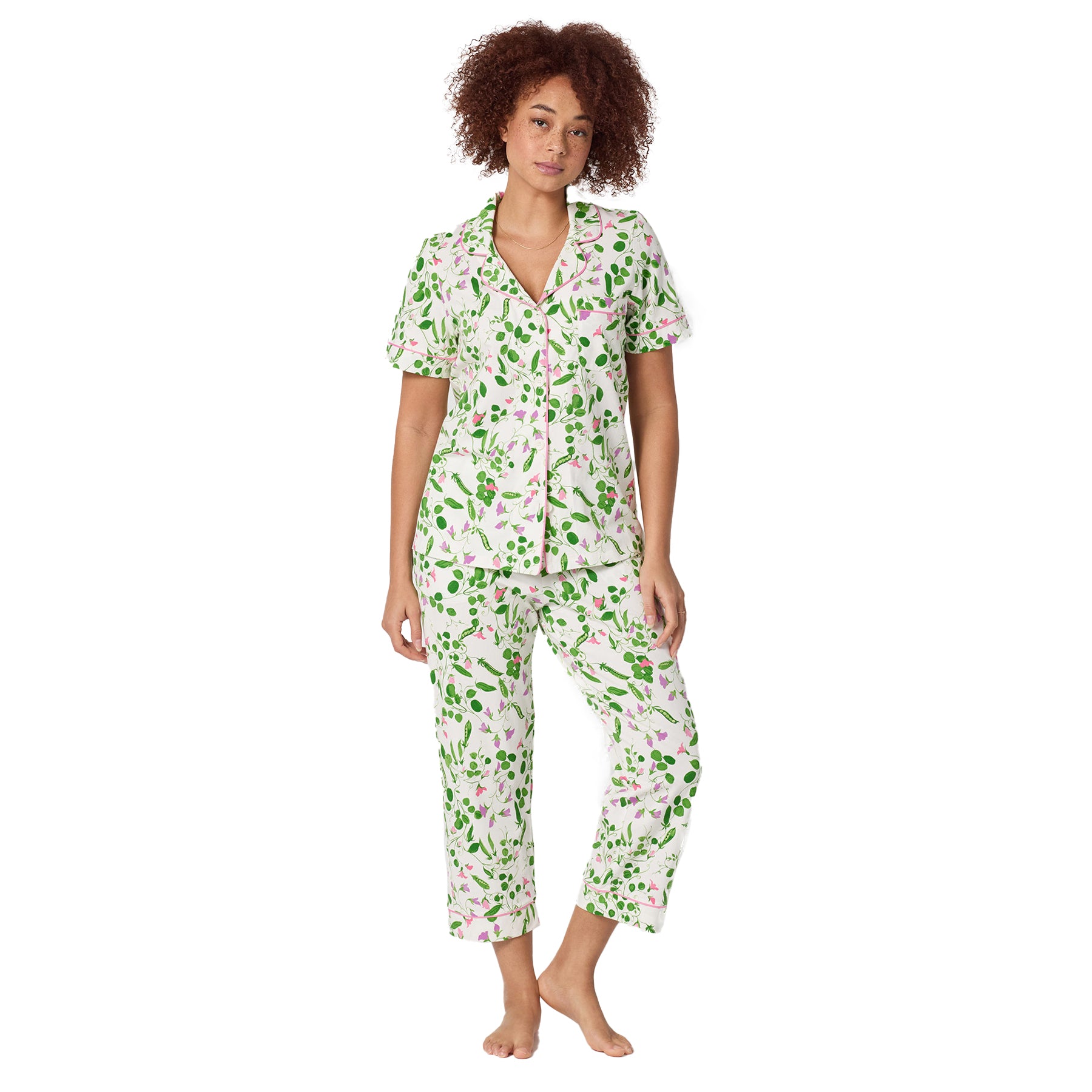 Bed Head Short Sleeve Cropped PJ Set