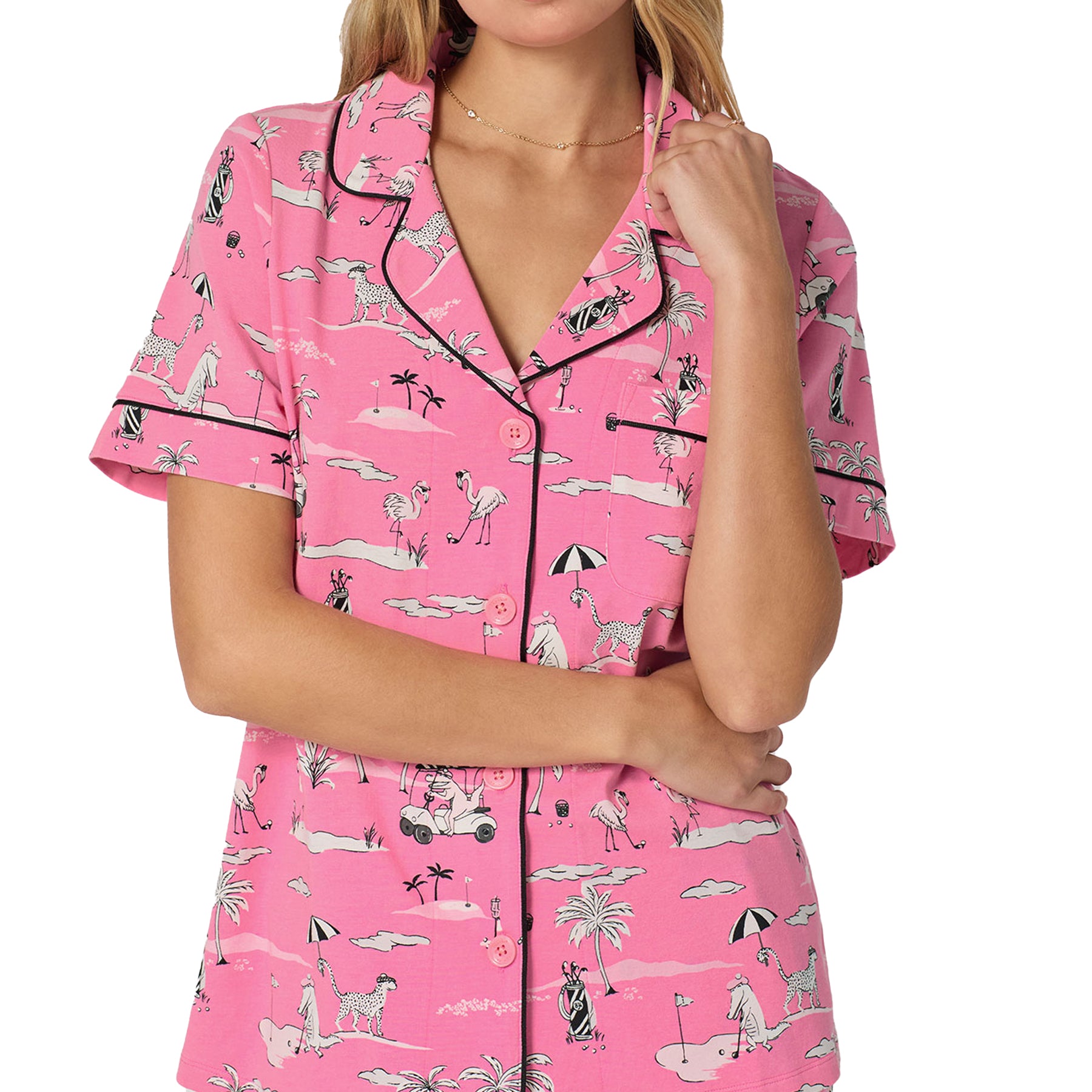 Bed Head Short Sleeve Cropped PJ Set