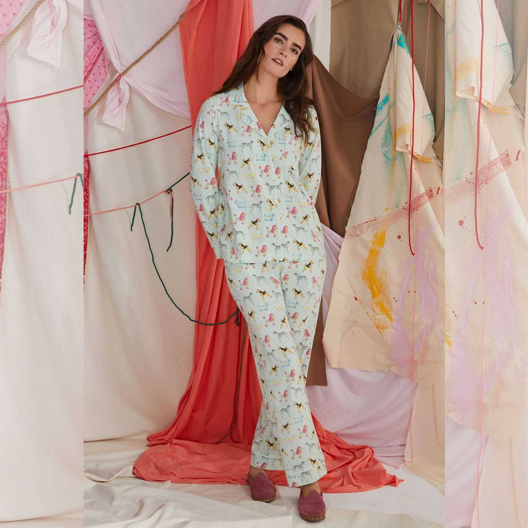 Midnight by Carole Hochman Knit Pajama Set & Reviews