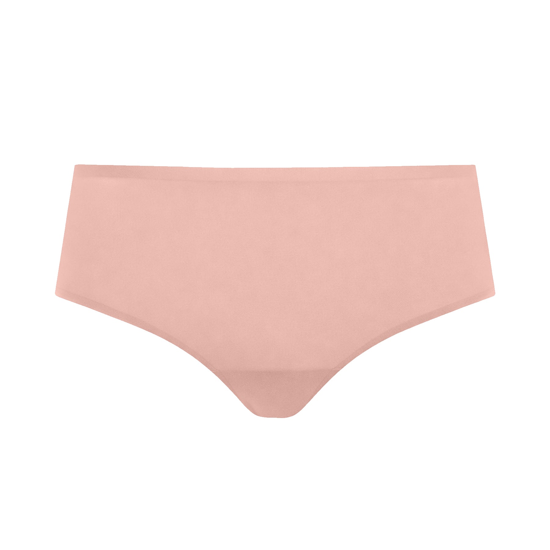 Front view of rose des sables seamless brief showing a smooth finish and comfortable everyday fit