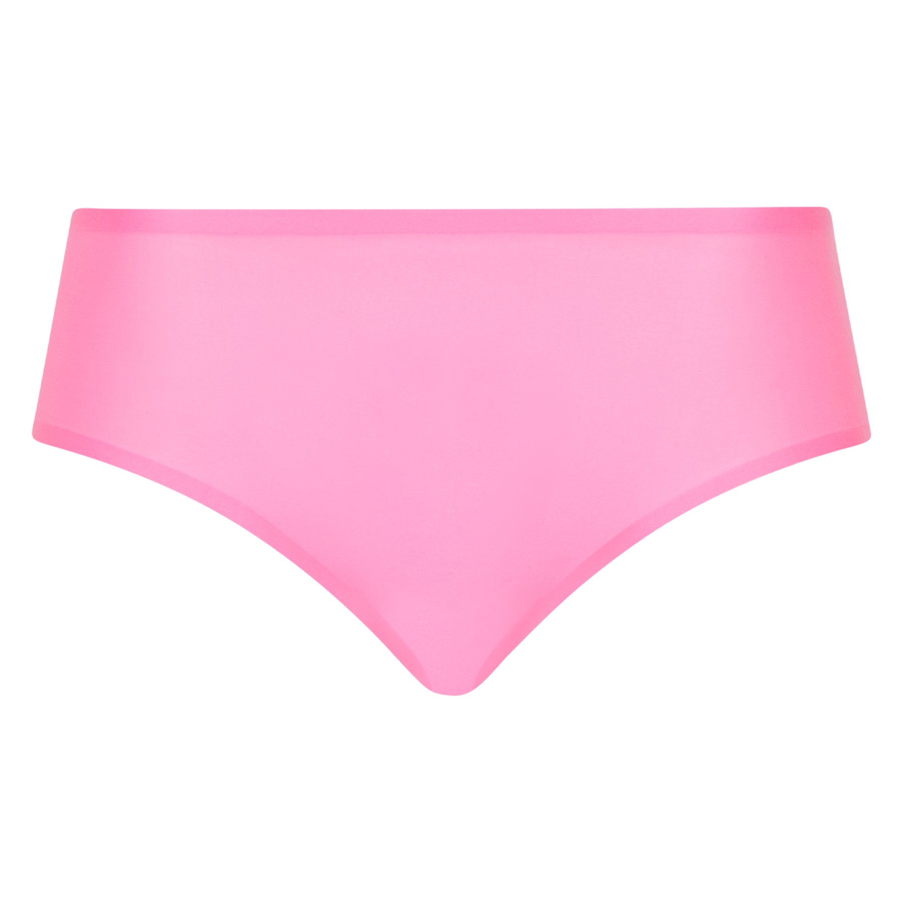 Seamless peony pink bikini brief with a smooth invisible finish and soft lightweight fabric for everyday comfort.