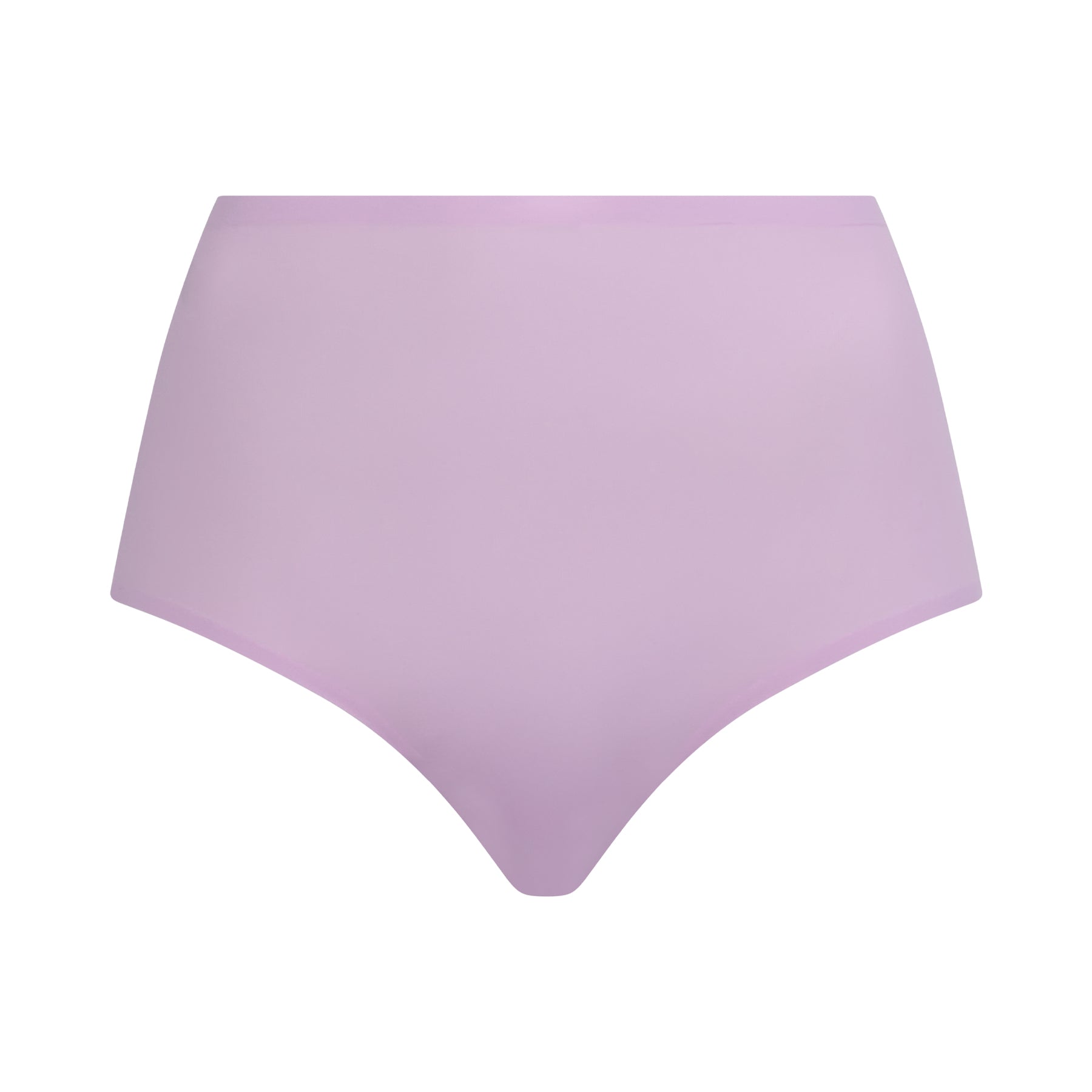 A lavender chantelle full brief on the white background.