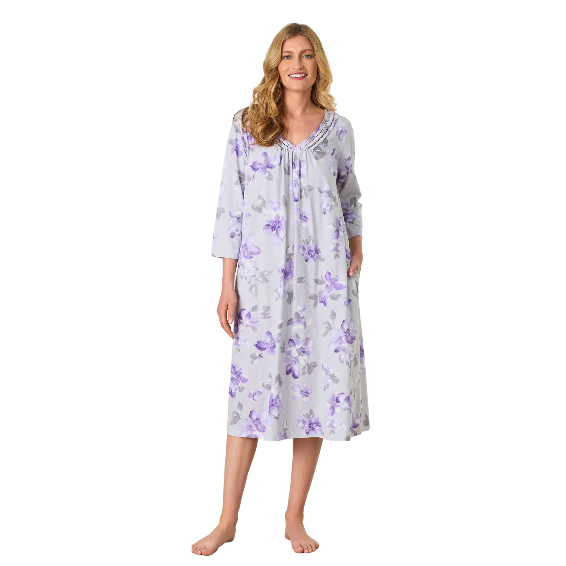 Carole Hochman 3/4 Sleeve Chemise