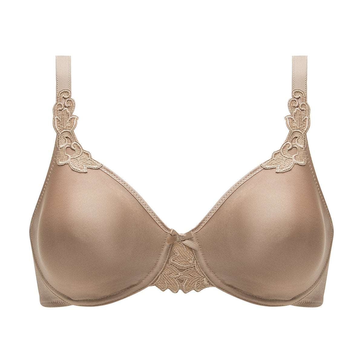 Chantelle bra 2031 Hedona Full Cup Bra in nude beige lingerie canada linea intima how should a bra fit