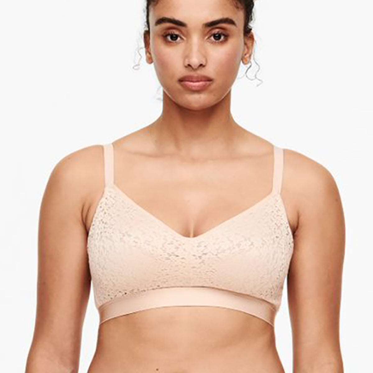 New No Boundaries NOBO Bralette Lace Wirefree Convertible Straps Sz Small  (C4-30 
